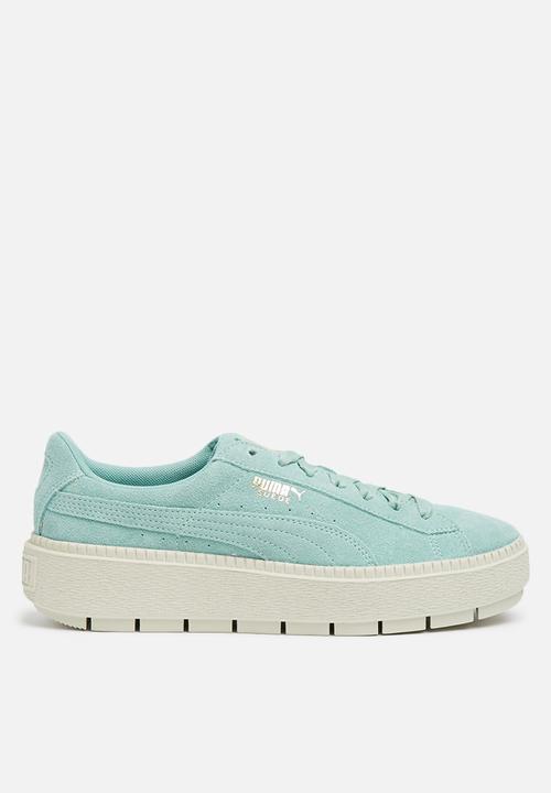 puma platform trace blue