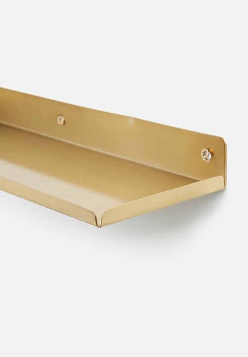 Sixth Floor - Tatsuo wall shelf - gold