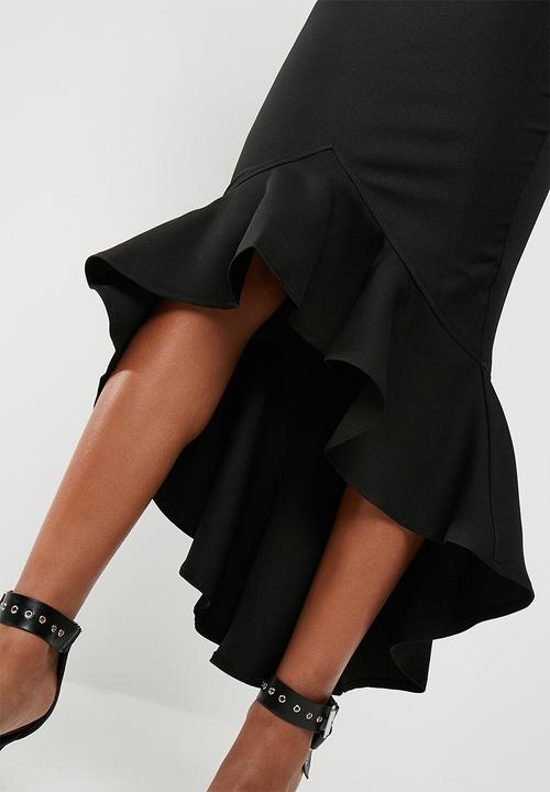 Missguided - Fluted hem pencil skirt