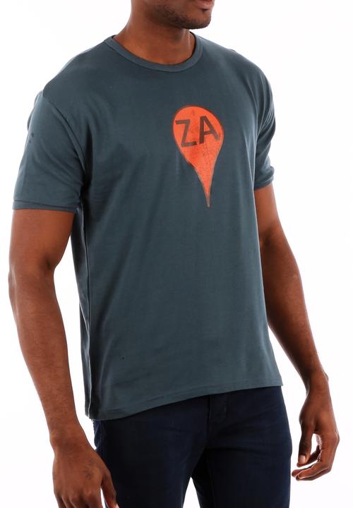 Top 100 Mandrobe Tees - ZA T-Shirt – Navy & Blue