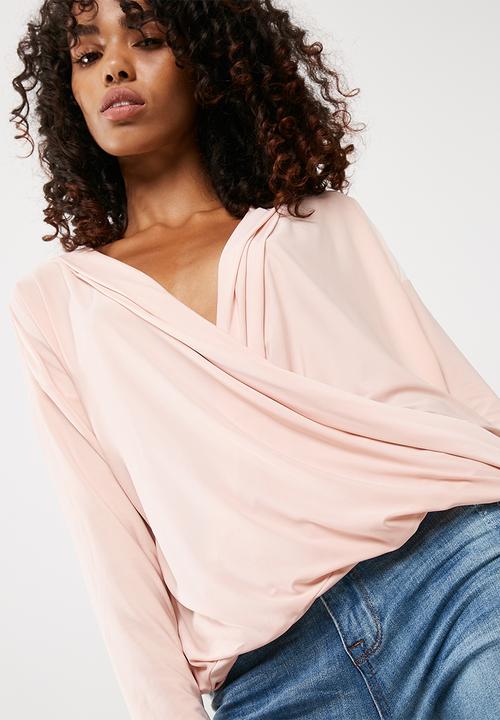 Missguided - Long sleeve wrap top
