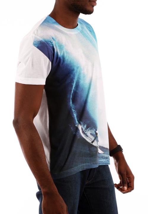 Top 100 Mandrobe Tees - Surfer T-Shirt – White Print