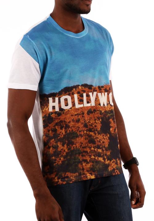 Top 100 Mandrobe Tees - Hollywood T-Shirt – White Print