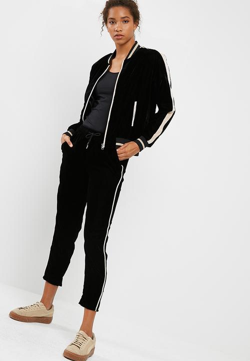 ONLY - Veronica velvet trackpants