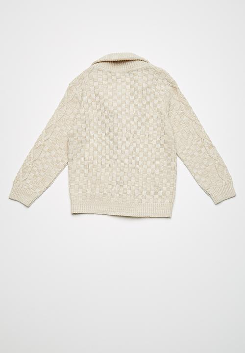 basicthread - Classic cable cardigan
