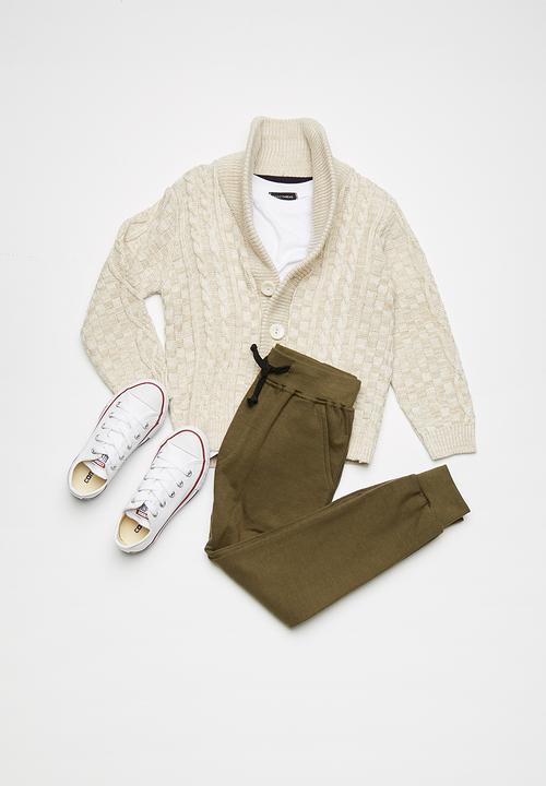 basicthread - Classic cable cardigan