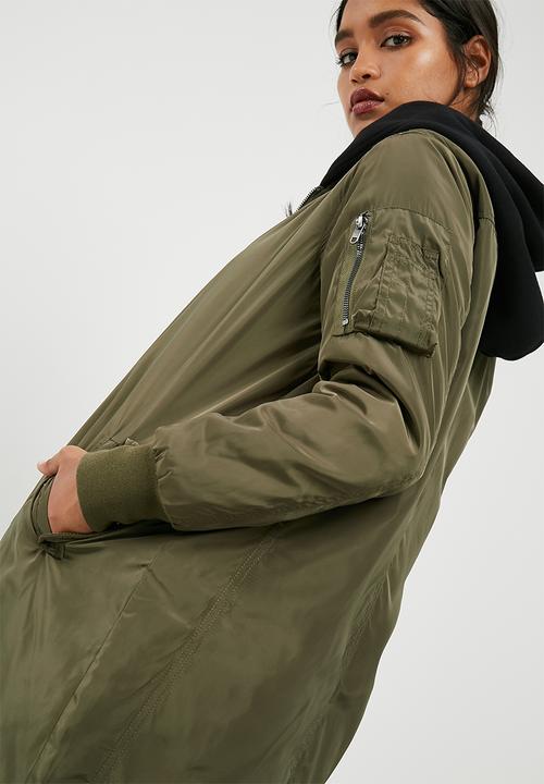 ONLY - Alina long bomber jacket