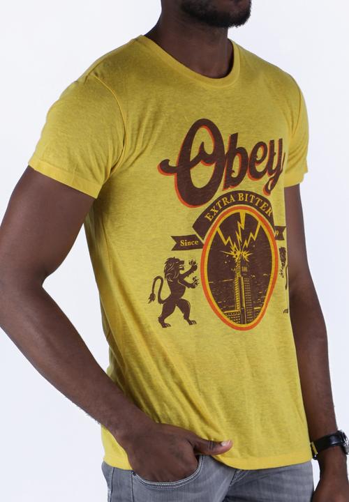 Top 100 Mandrobe Tees - 77 Brewski Tee – Mustard