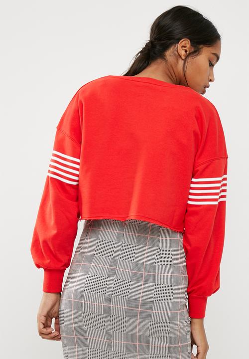 New Look - Stripe colour block sweat top