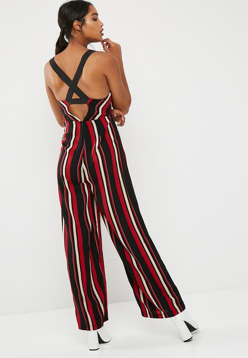 New Look - Vertical stripe strappy jumpsuit