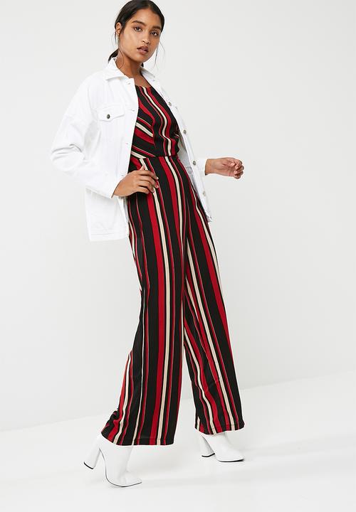 New Look - Vertical stripe strappy jumpsuit