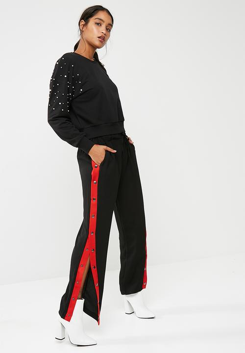 New Look - Pearl embellished shoulder sweat top