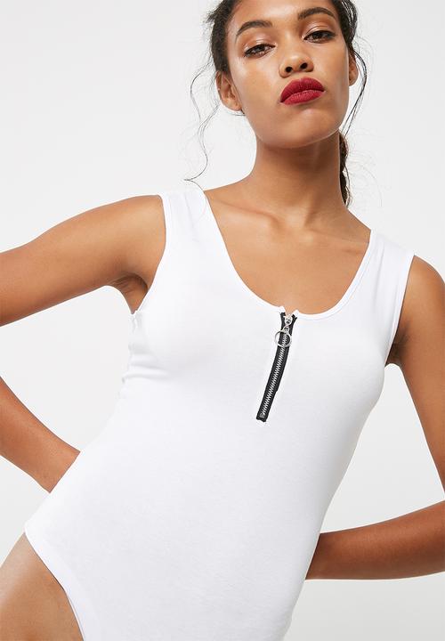 dailyfriday - Zip front bodysuit 2 pack
