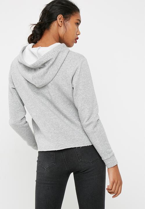 Jacqueline de Yong - Tori cropped hooded sweat