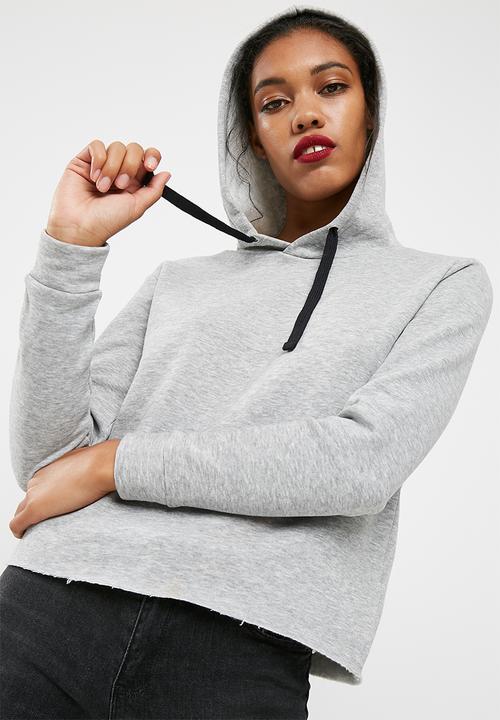 Jacqueline de Yong - Tori cropped hooded sweat