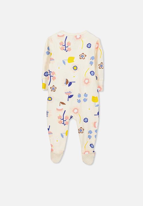 Cotton On - Baby mini zip through romper