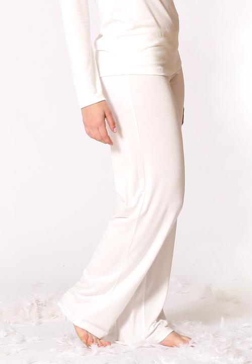 Anna-Louise Sleepwear - Slouch Pants – White
