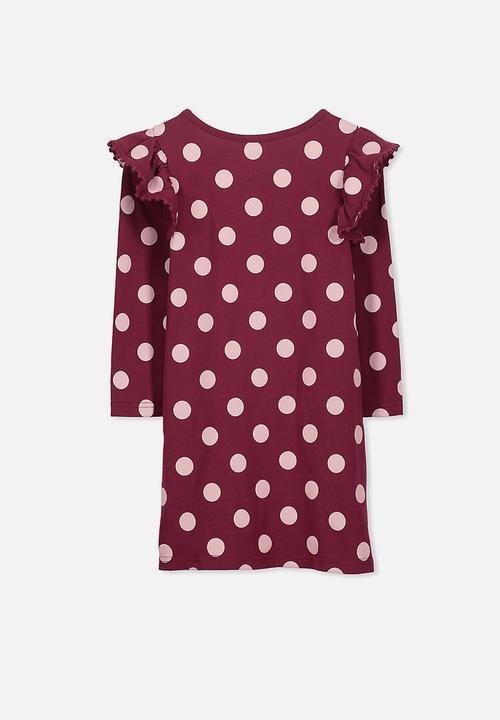 Cotton On - Kids Ashlee long sleeve dress