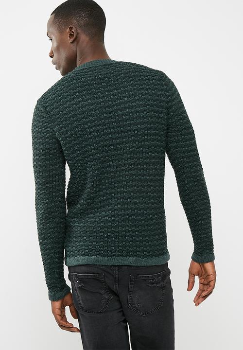 Only & Sons - Doc textured crew knit