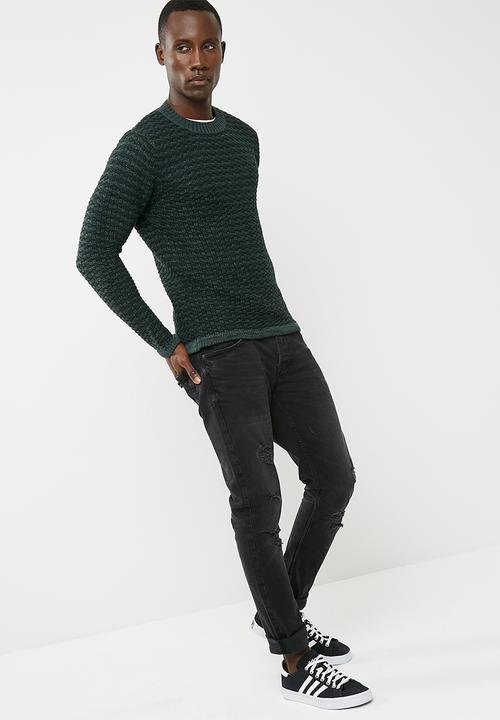 Only & Sons - Doc textured crew knit