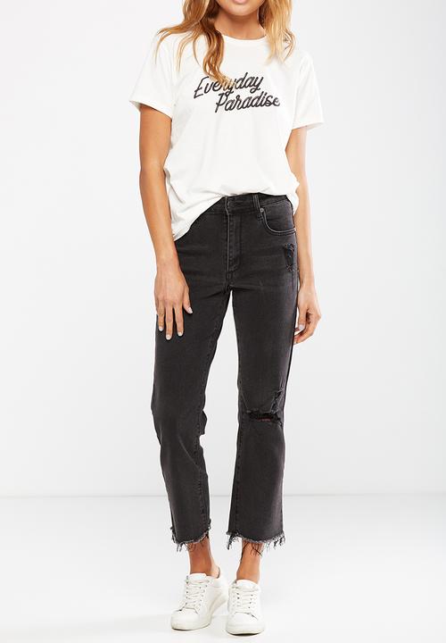 Cotton On - Mid rise slim straight jeans