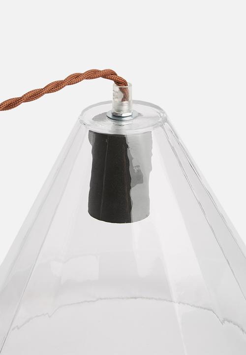 Sixth Floor - Facet glass pendant
