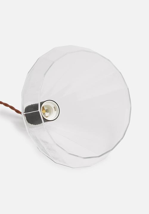 Sixth Floor - Facet glass pendant