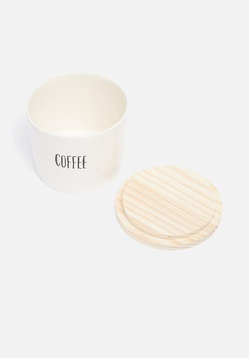 Urchin Art - Coffee first canister
