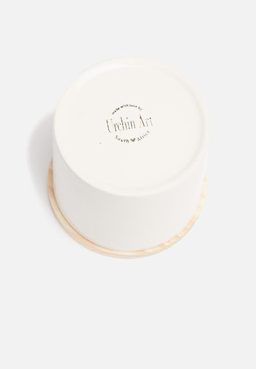 Urchin Art - Coffee first canister