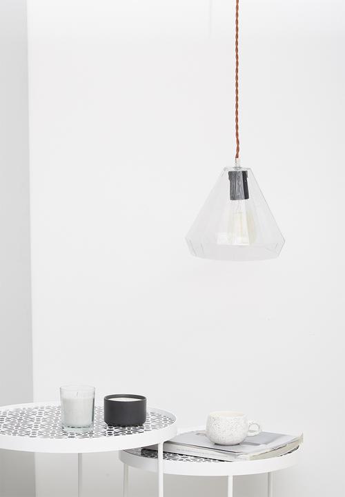 Sixth Floor - Facet glass pendant