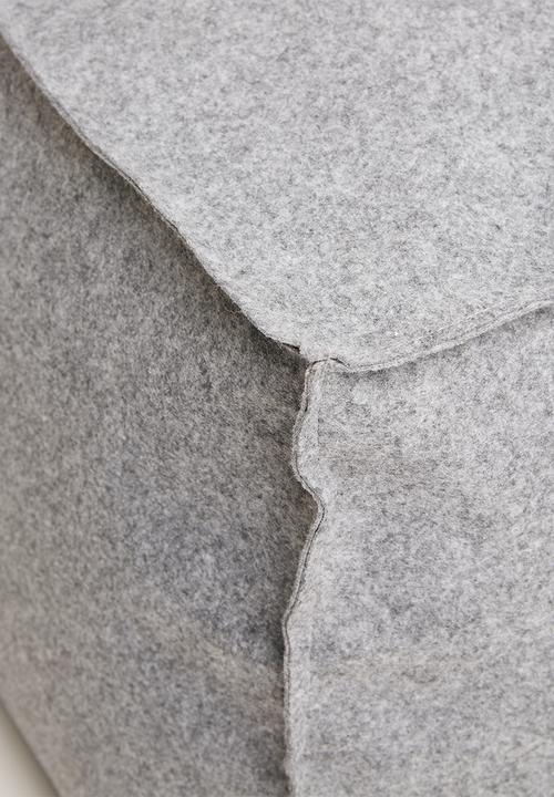 Sixth Floor - Felt cube ottoman