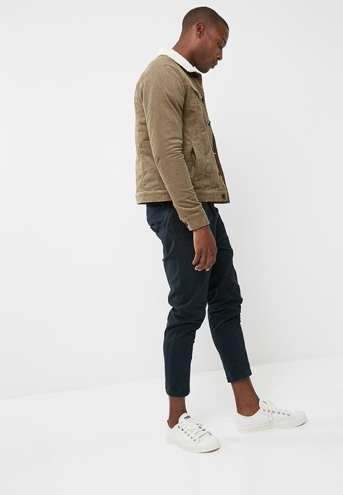 Only & Sons - Sherpa Lined Corduroy Trucker Jacket