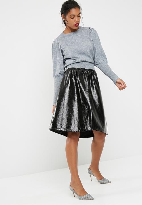 Vero Moda - Nina patent pu skirt
