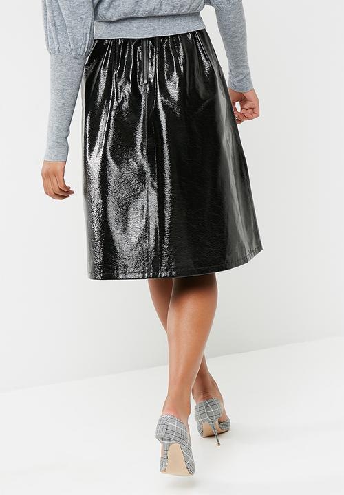 Vero Moda - Nina patent pu skirt