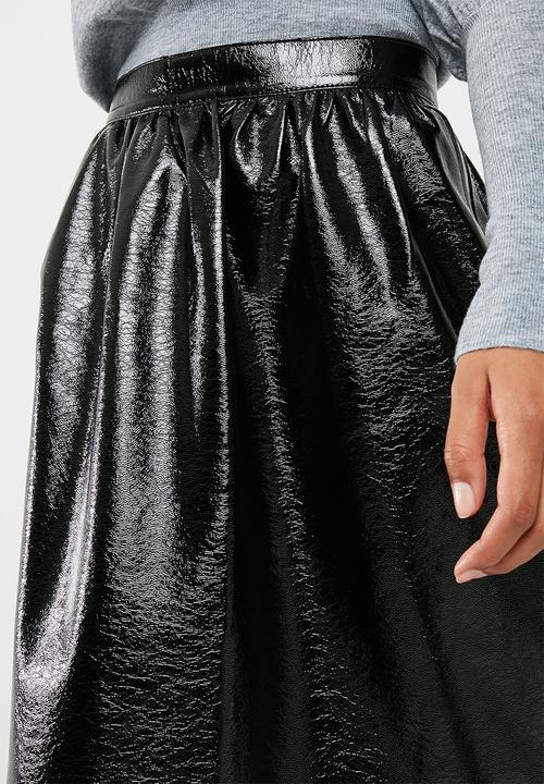 Vero Moda - Nina patent pu skirt