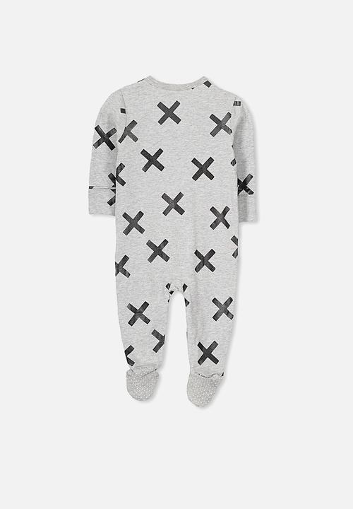 Cotton On - Baby mini zip through romper