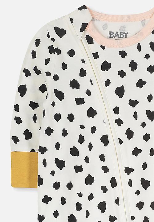 Cotton On - Baby mini zip through romper