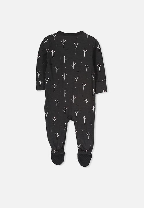 Cotton On - Baby mini zip through romper
