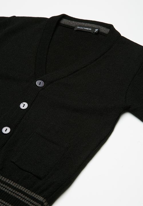 basicthread - Kids tipped classic cardi