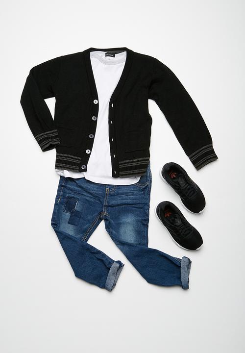 basicthread - Kids tipped classic cardi