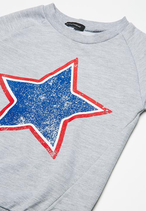 basicthread - Kids printed sweat top
