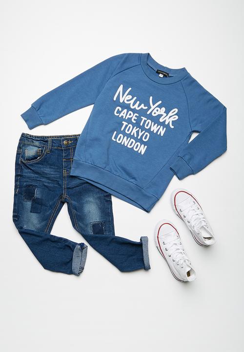 basicthread - Kids printed sweat top