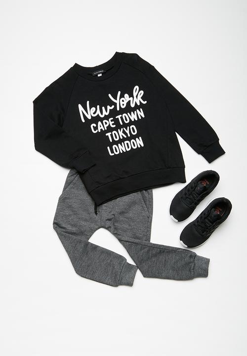 basicthread - Kids printed sweat top
