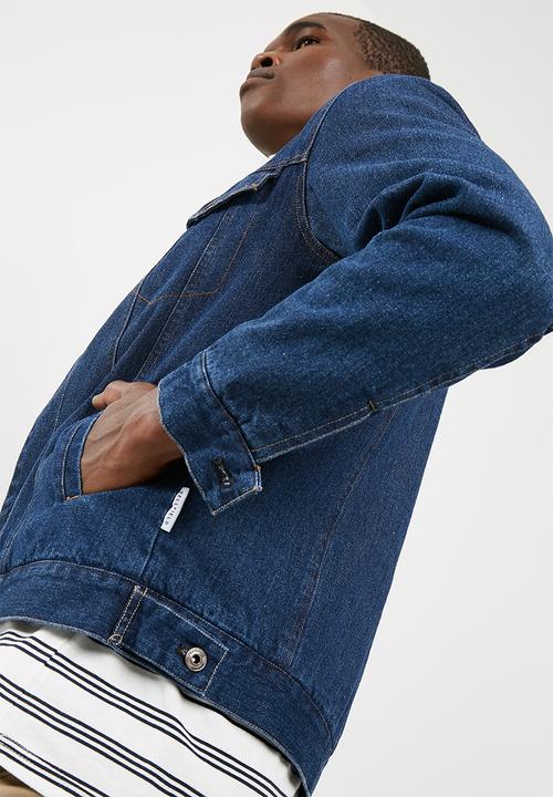 Bellfield - Sherpa lined denim jacket