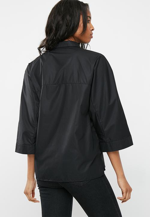 Missguided - Wide sleeve embroidered shirt