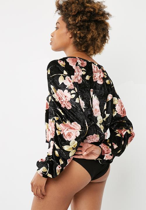 dailyfriday - Velvet twofer bodysuit