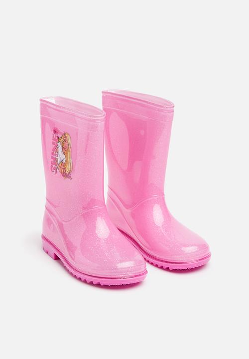 Character Fashion - Kids barbie wellington boots