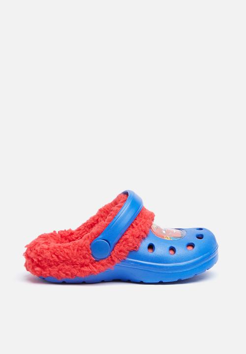 blue winter crocs