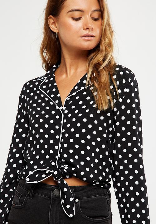 Cotton On - Tara wrap tie front top