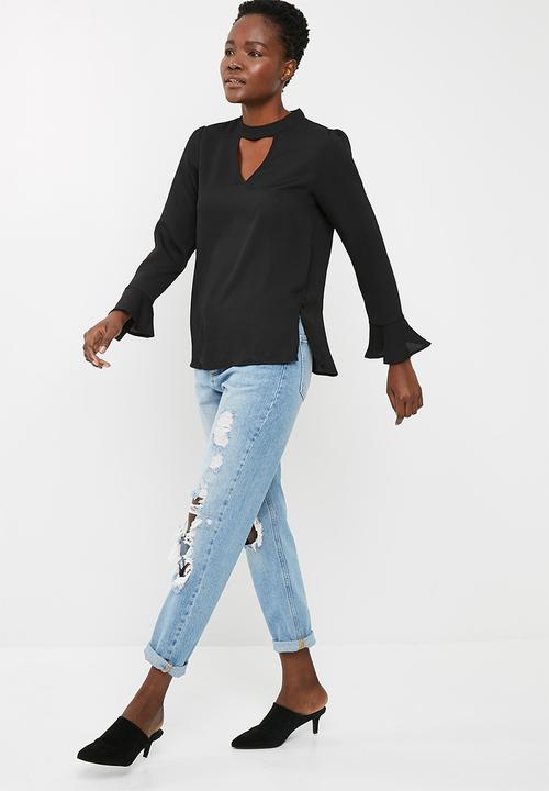 ONLY - Johanna choker blouse